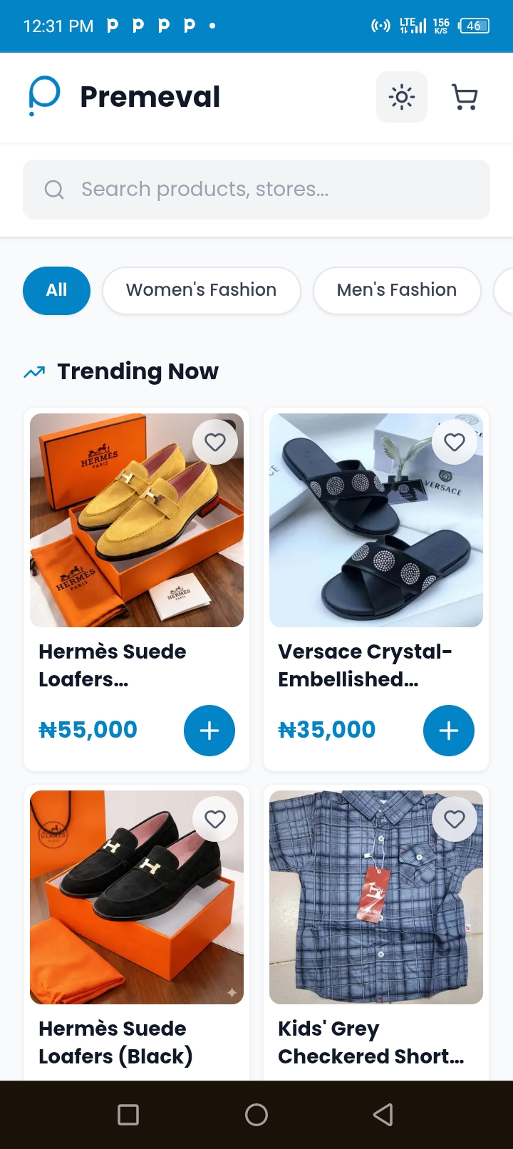 Shopping experience preview